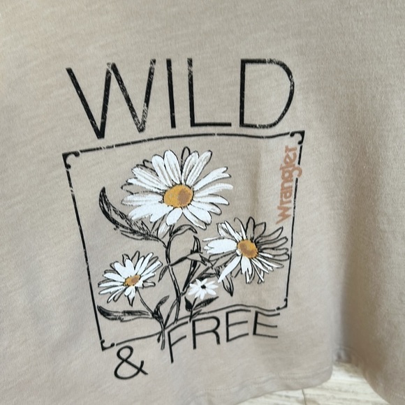 Wrangler WILD & FREE Crop Top | SIZE L - Picture 4 of 6